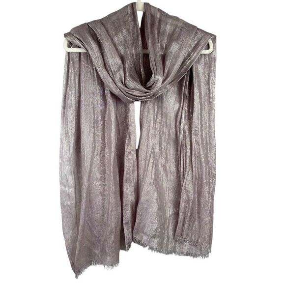 Women’s Violet Sparkle Lightweight Sheer Scarf - Picture 1 of 10